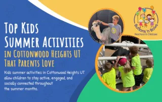 kids summer activities Cottonwood Heights UT