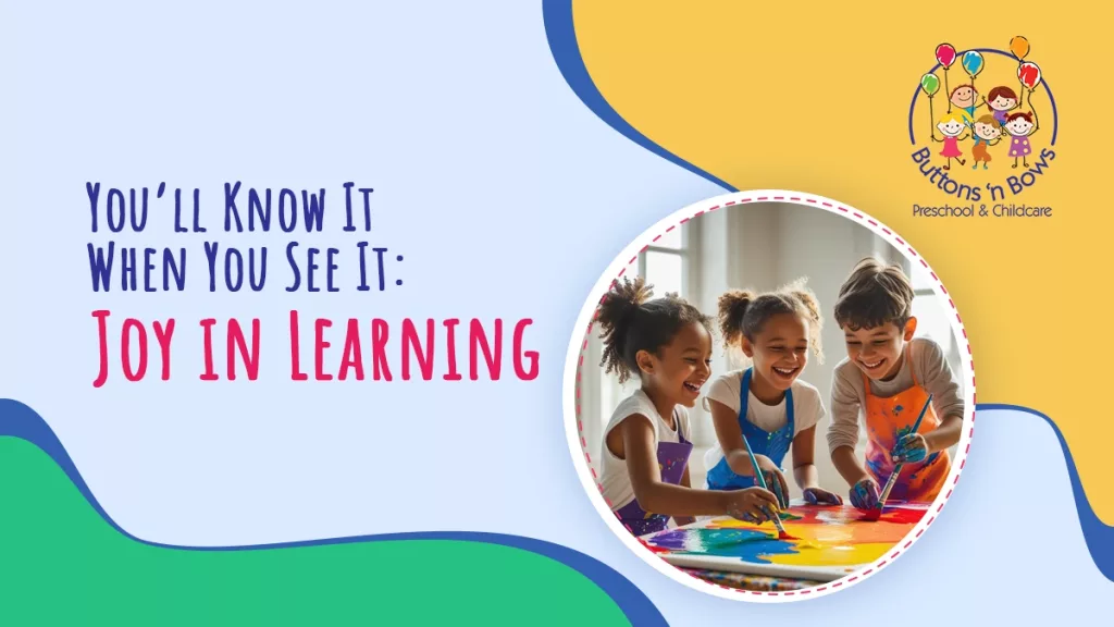 you'll know when you see it joy in learning