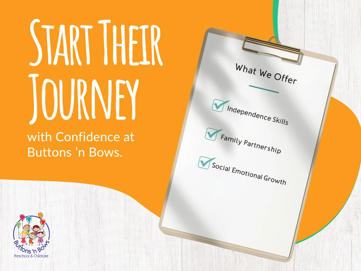 start their journey with confidence at buttons and bows