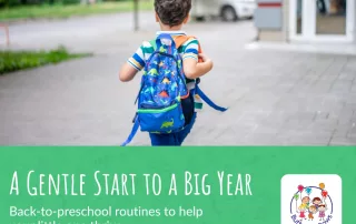 back to preschool routines