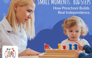 preschool activities that build independence